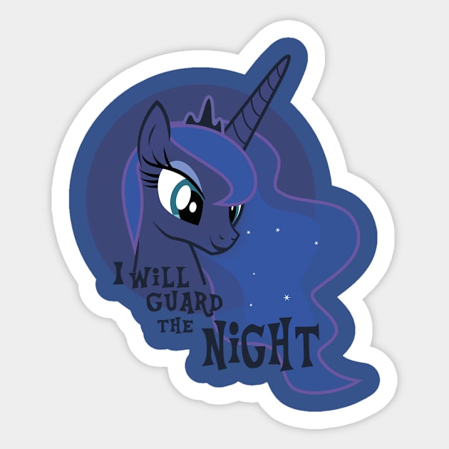 I will guard the night Sticker by Arivp